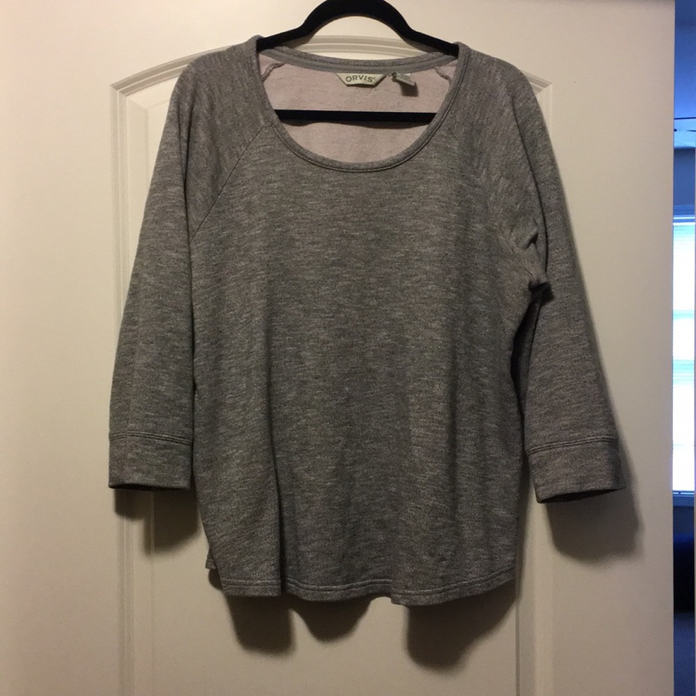 Orvis 3/4 sweatshirt